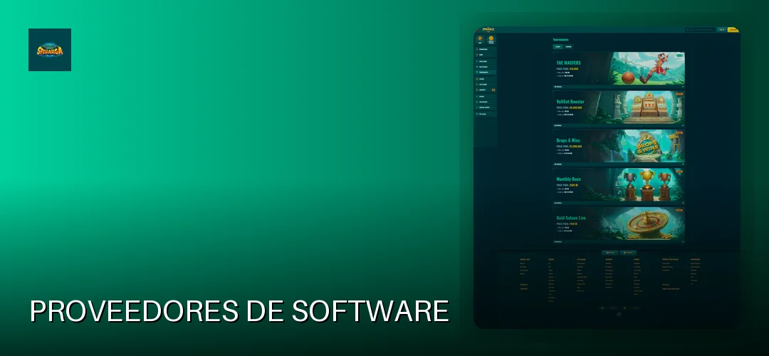 Proveedores de software