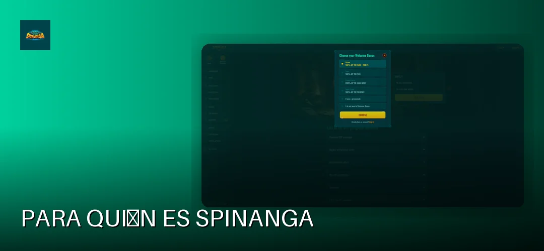 Para quién es Spinanga