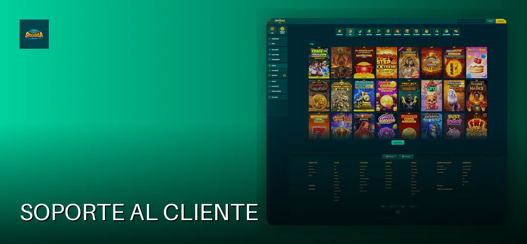 Soporte al cliente