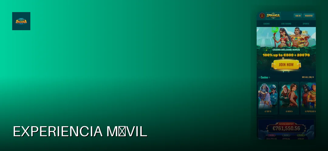 Experiencia móvil