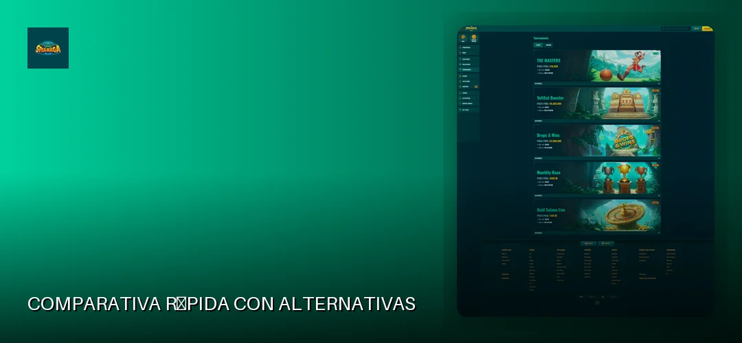 Comparativa rápida con alternativas